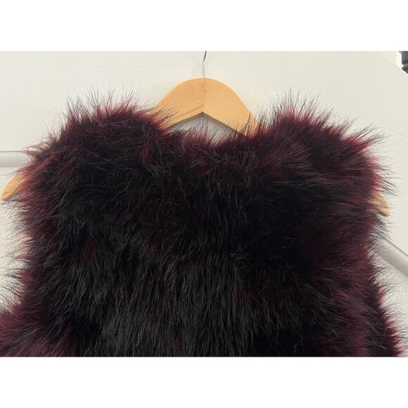 Amare Faux Fur Vest Womens Medium Whimsigoth Winter y2k Fairy Grunge Punk Edgy - Picture 6 of 12